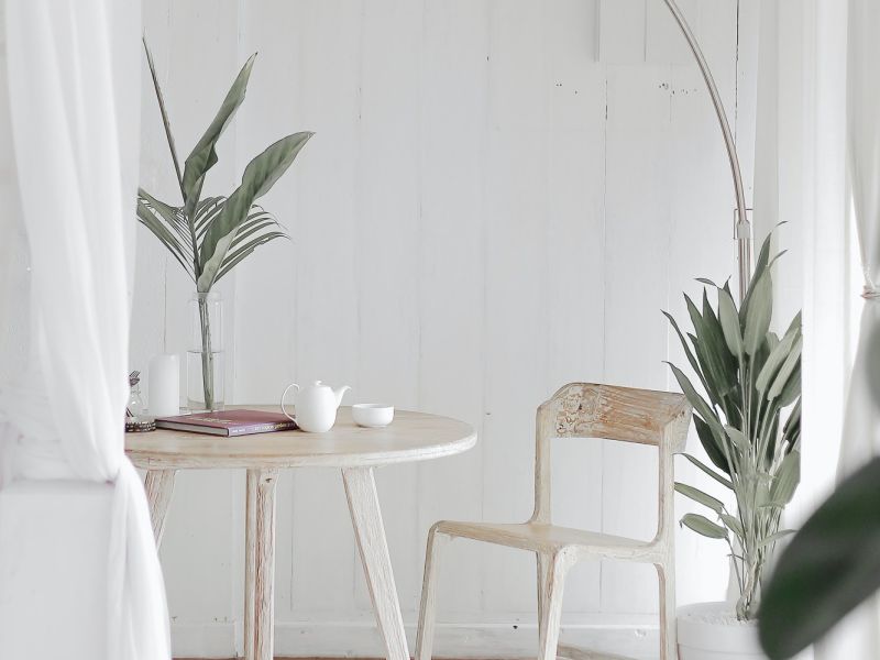 Wooden letters decor by famous designer