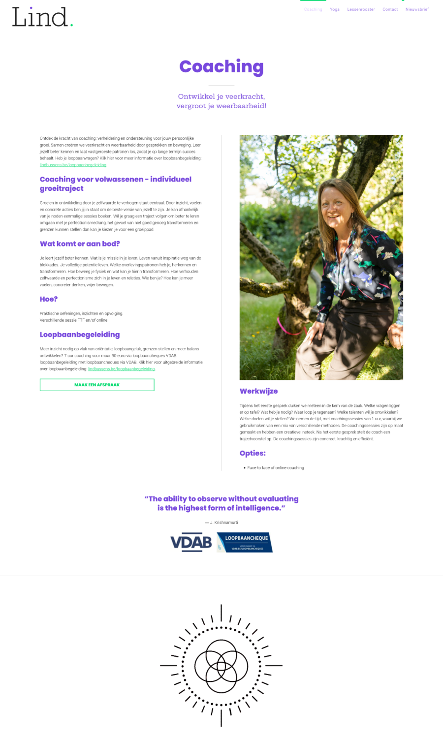 Lind Bussens website preview