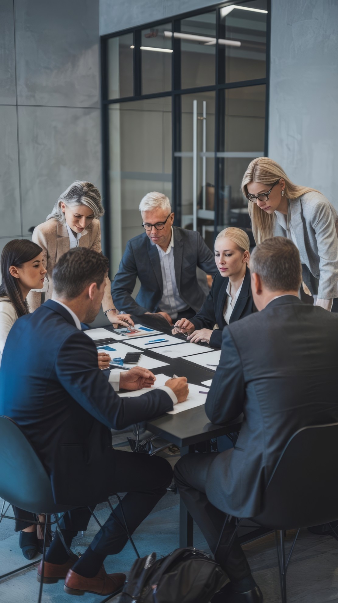 Strategy consulting meeting